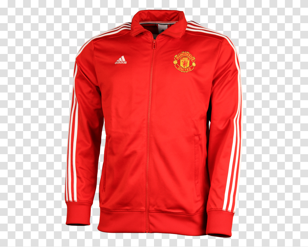 Manchester United Men's Track Top Tuta Manchester United Adidas, Apparel, Jacket, Coat Transparent Png