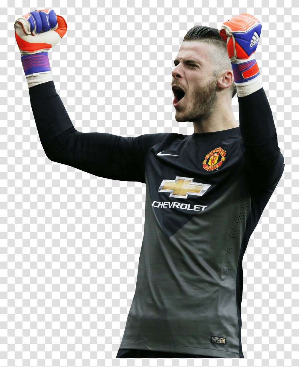Manchester United Amp Images De Gea Fifa Renders, Person, People, Face Transparent Png