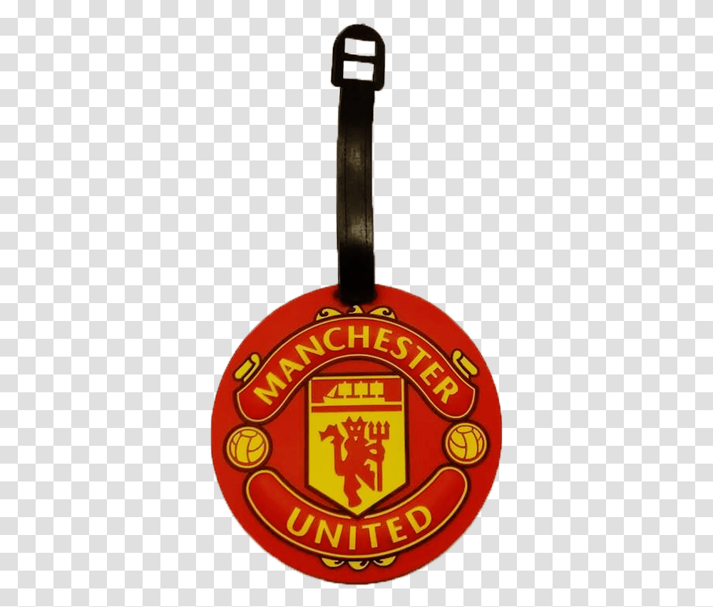 Manchester United Bagasje Tag Manchester United, Label, Text, Gas Pump, Machine Transparent Png