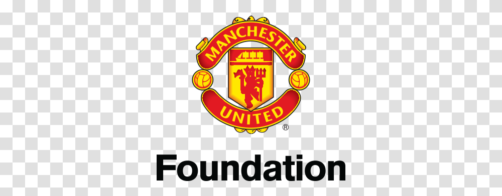 Manchester United Foundation Volunteering Opportunity Manchester United, Logo, Symbol, Trademark, Poster Transparent Png