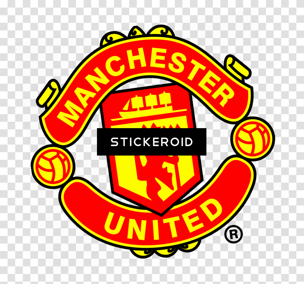 Manchester United Logo, Light, Neon, Dynamite, Weapon Transparent Png