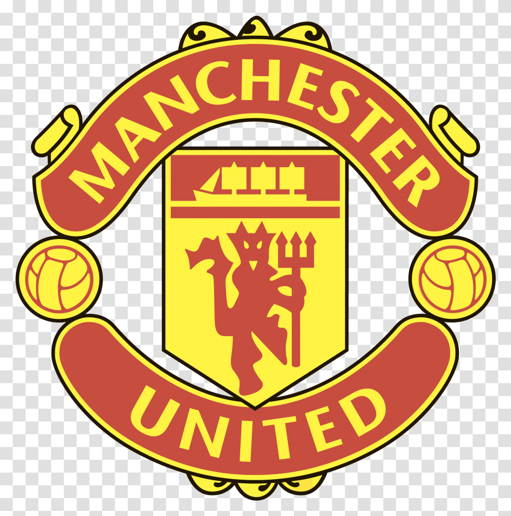 Manchester United Logo Manchester United Logo Gif, Symbol, Trademark, Text, Emblem Transparent Png