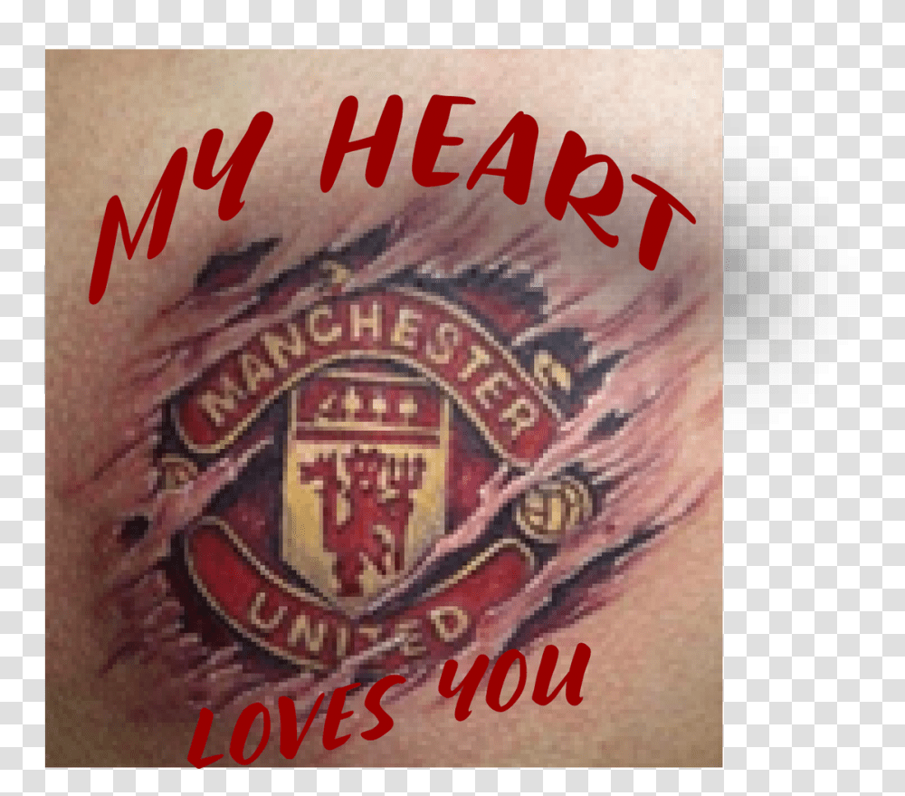 Manchester United, Skin, Tattoo, Poster, Advertisement Transparent Png