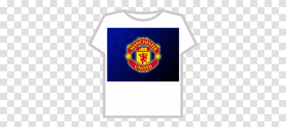 Manchester Unitedlogobedroomwallstickersdecal Roblox T Shirt Para Roblox Adidas, Clothing, Apparel, T-Shirt, Jersey Transparent Png
