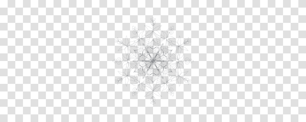 Mandala Snowflake, Pattern, Rug Transparent Png