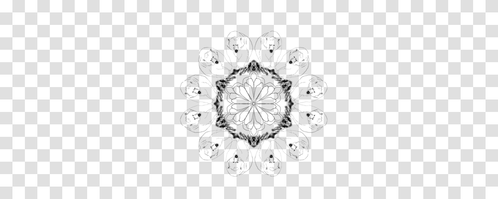 Mandala Nature, Moon, Outer Space, Night Transparent Png