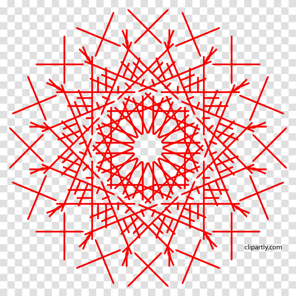 Mandala Amazing Snow Clipart Islamic Pattern Vector, Ornament, Dynamite, Bomb, Weapon Transparent Png