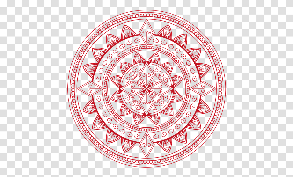 Mandala Background, Pattern, Rug, Label Transparent Png