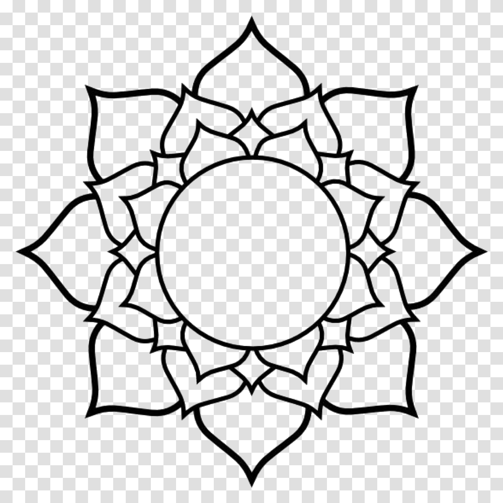 Mandala Clipart Western Hindu Lotus Symbol, Spider Web, Rug Transparent Png