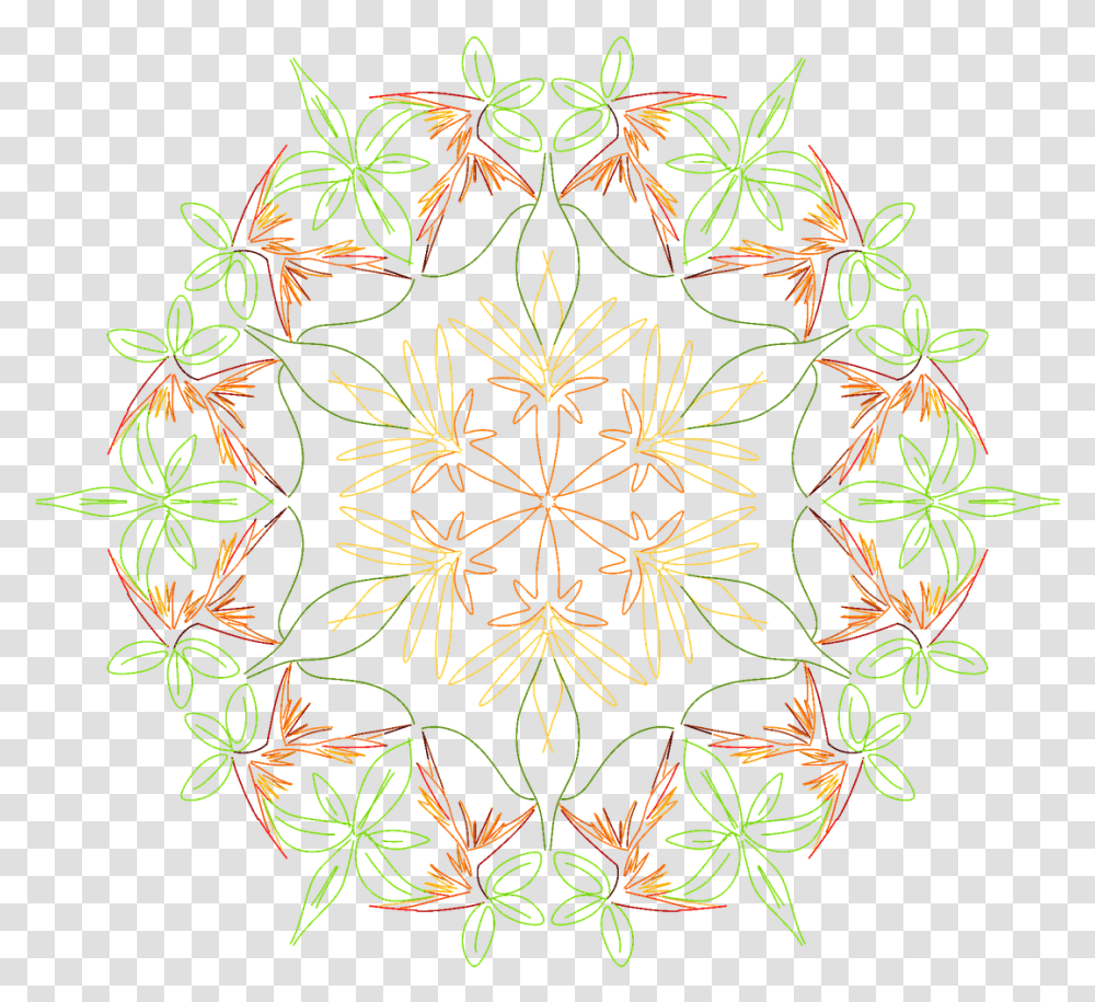 Mandala Color Isolated Free Photo Motif, Pattern, Ornament, Rug, Fractal Transparent Png