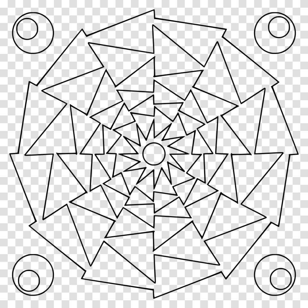 Mandala Coloring Pages, Gray, World Of Warcraft Transparent Png