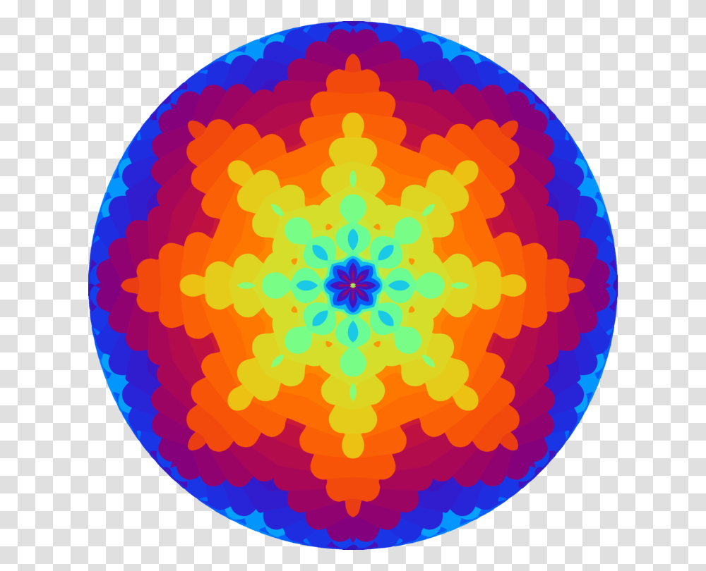 Mandala Computer Icons Kaleidoscope Circle Symmetry Free, Ornament, Pattern, Rug, Fractal Transparent Png
