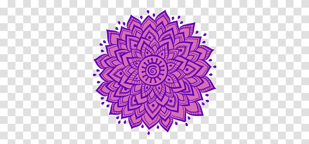Mandala De Los 7 Chakras, Pattern, Purple, Lace, Art Transparent Png
