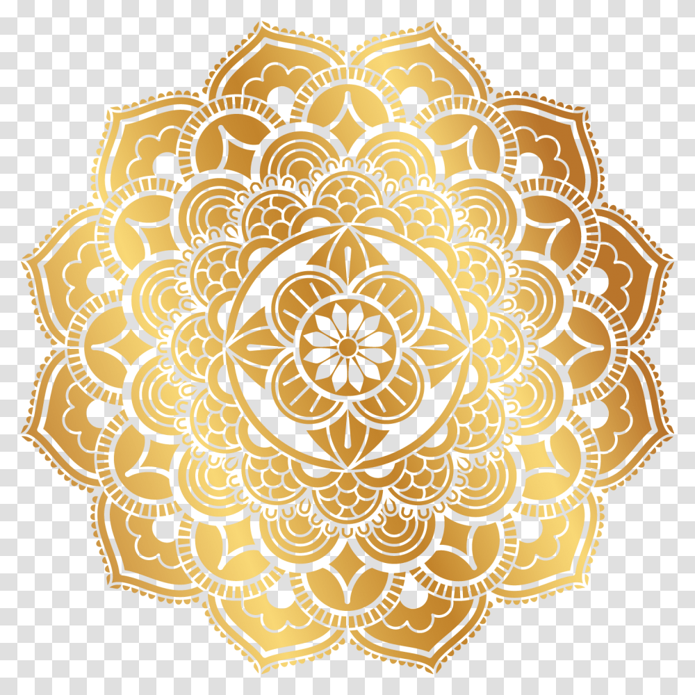 Mandala Design Vector Golden Mandala, Floral Design, Pattern Transparent Png