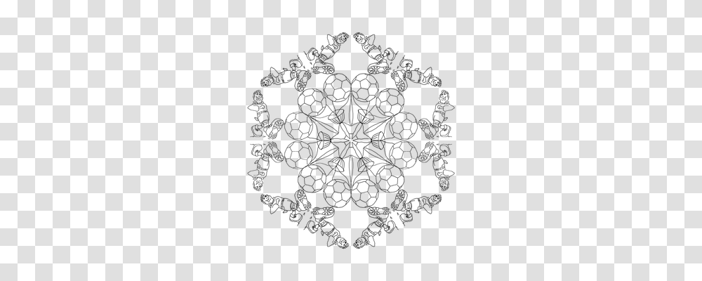 Mandala Football Sport, Nature, Outdoors, Night Transparent Png