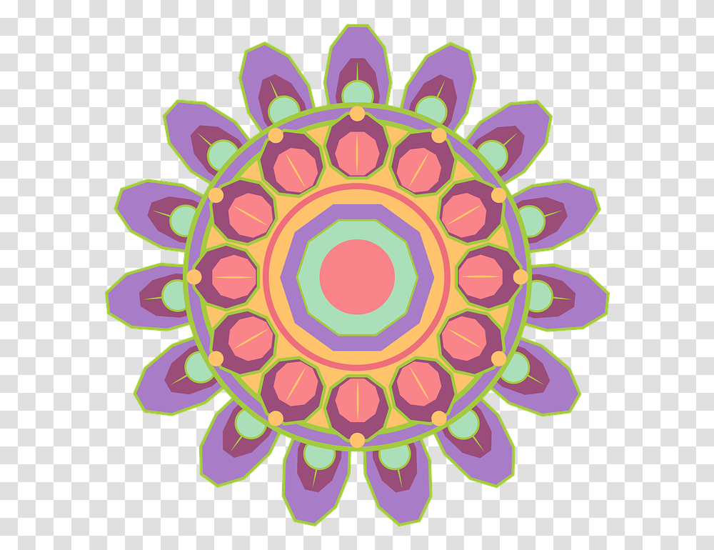 Mandala Geometric Pattern Shapes Circle Symmetry Design, Floral Design, Ornament Transparent Png