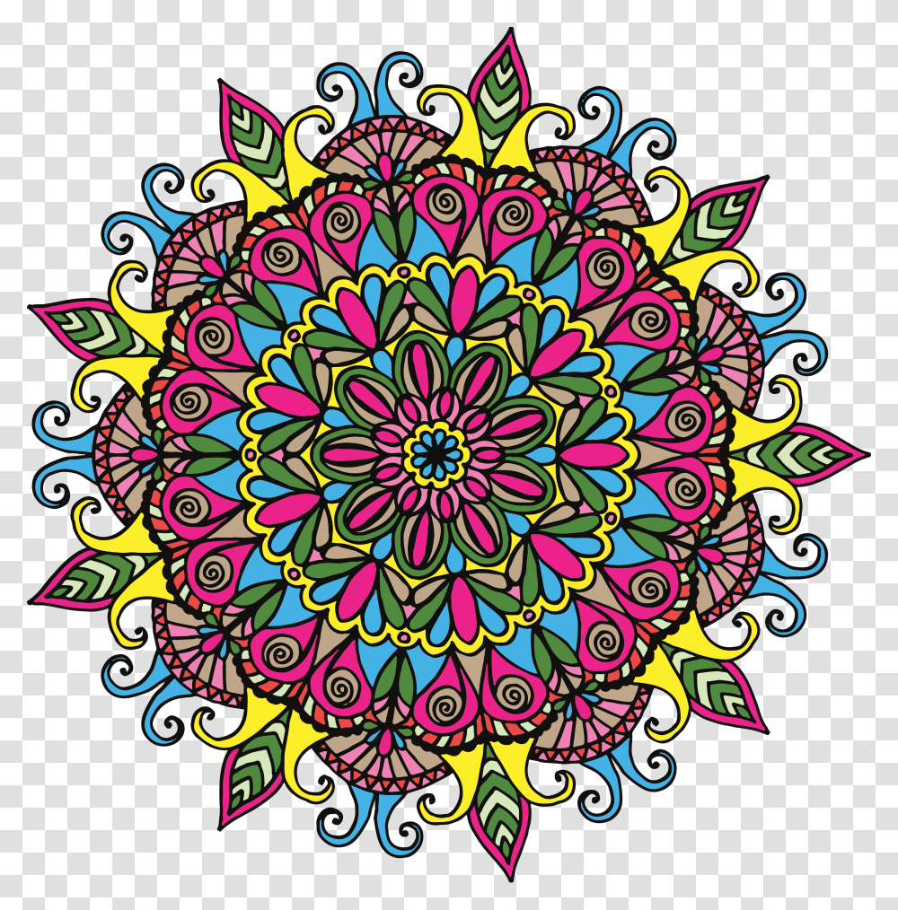 Mandala Images Free Download, Doodle, Drawing, Floral Design Transparent Png