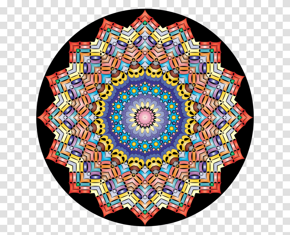 Mandala Kaleidoscope Computer Icons Symmetry, Pattern, Ornament, Fractal Transparent Png