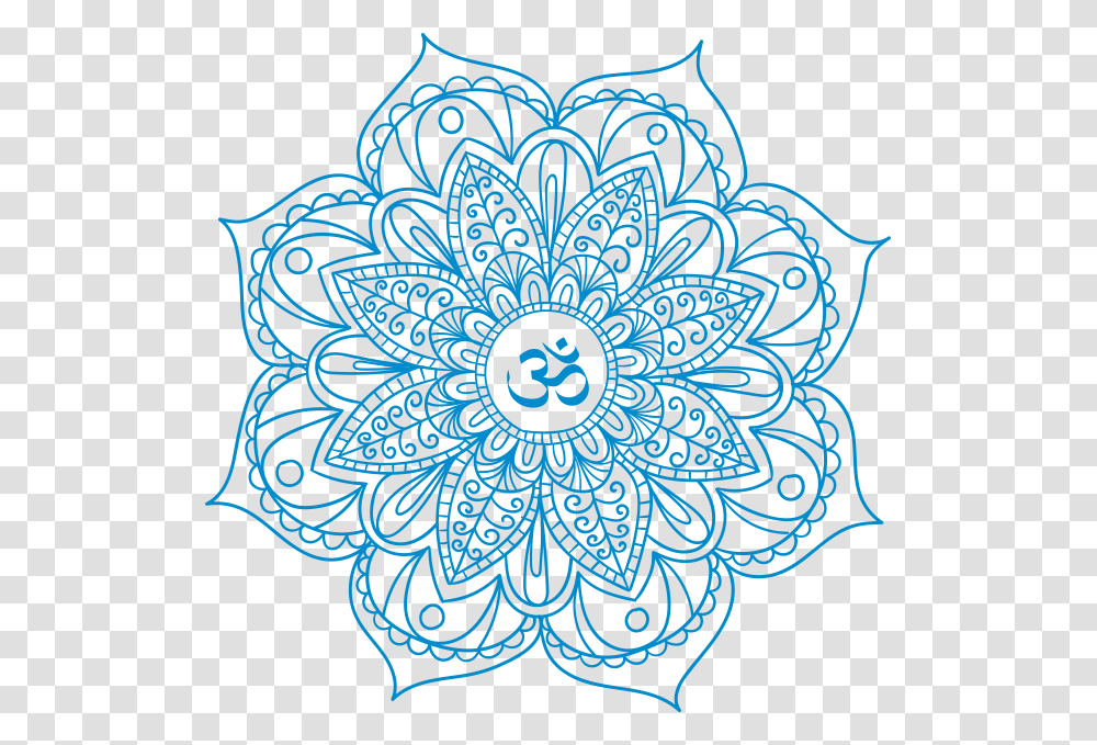 Mandala Mit Om Zeichen, Pattern, Floral Design Transparent Png