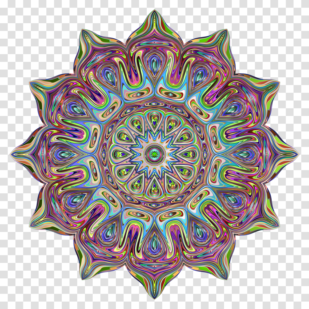 Mandala Paper Meditation Pattern Psychedelic Transparent Png