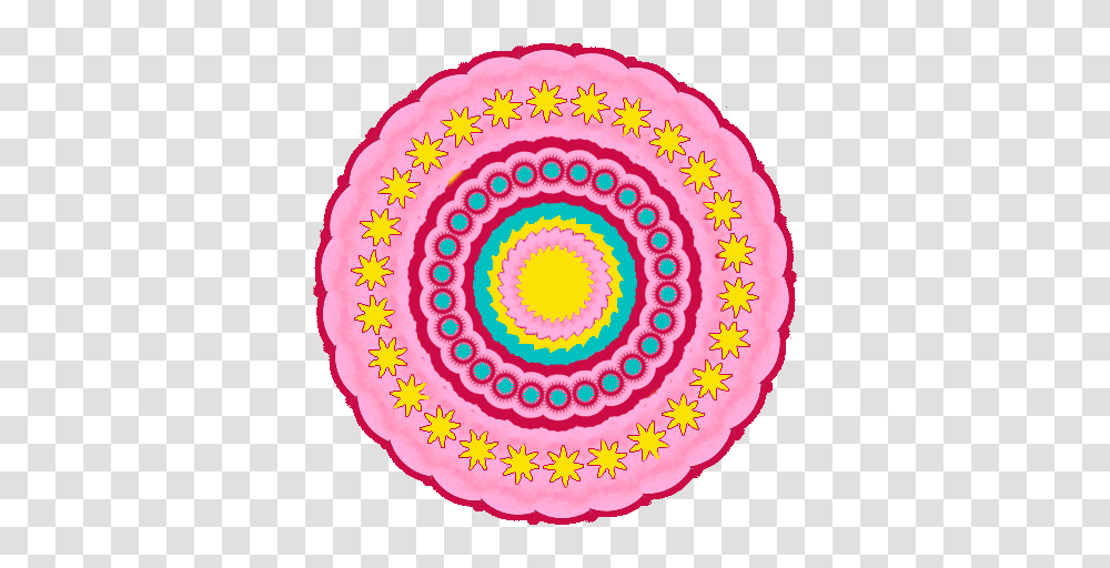 Mandala, Pattern, Birthday Cake, Dessert, Food Transparent Png