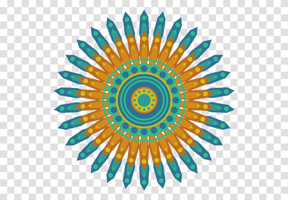 Mandala Pattern Circle Geometric Shapes Abstract Dream It Believe It Achieve, Ornament, Fractal Transparent Png