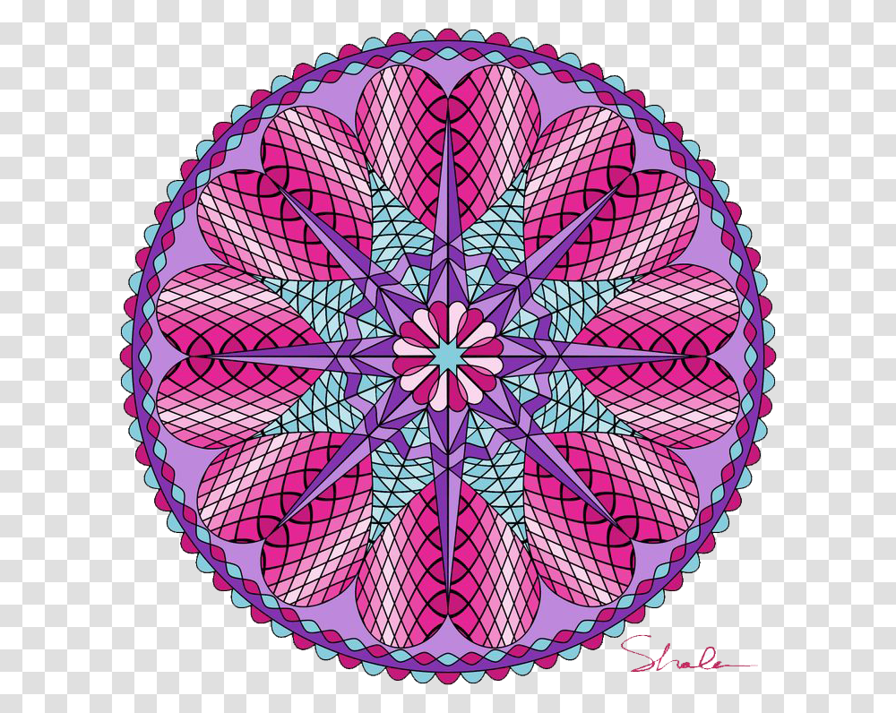 Mandala, Purple, Spoke, Machine, Egg Transparent Png