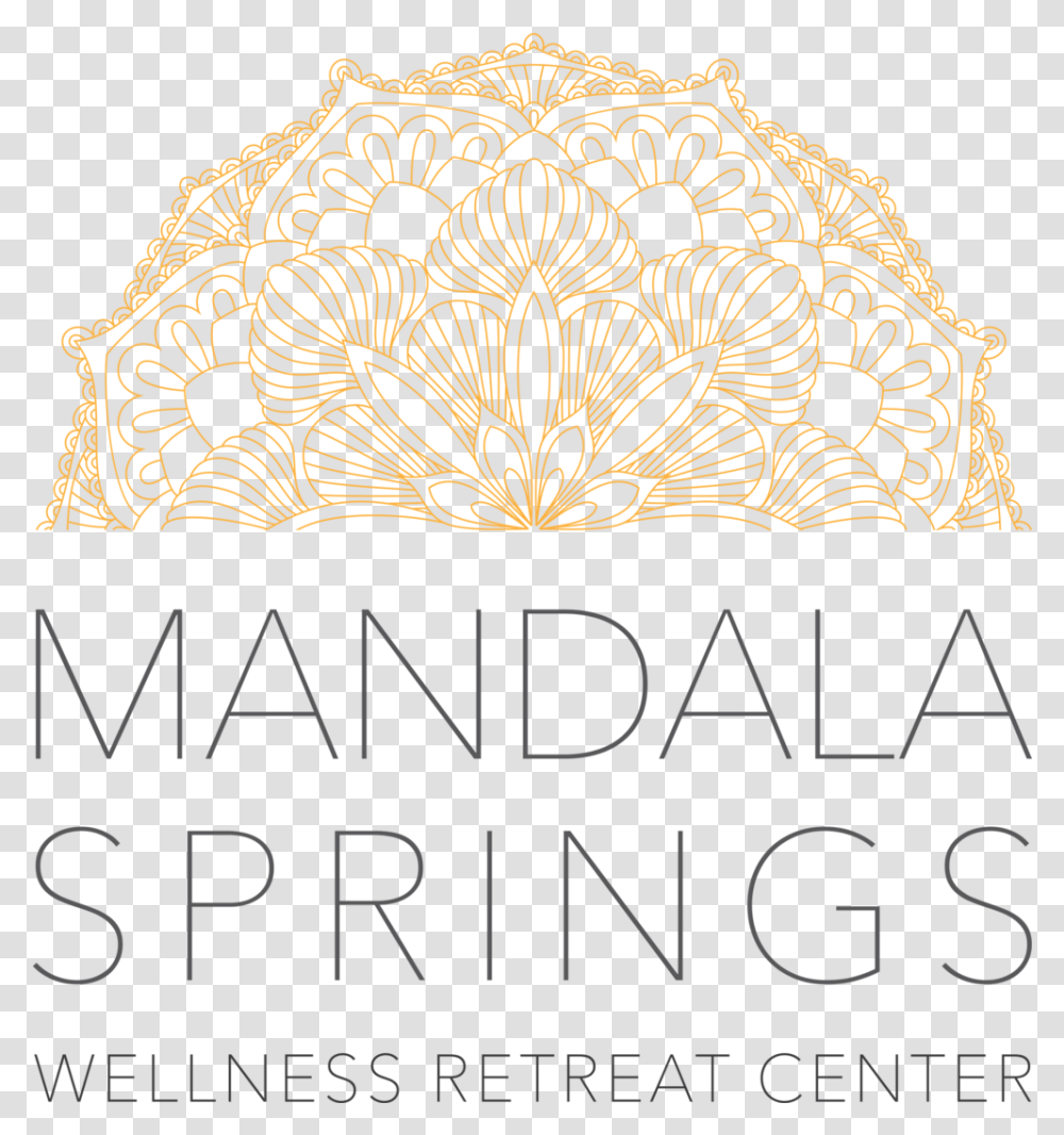 Mandala Springs - Christopher Brodeur Line Art, Text, Pattern, Logo, Symbol Transparent Png