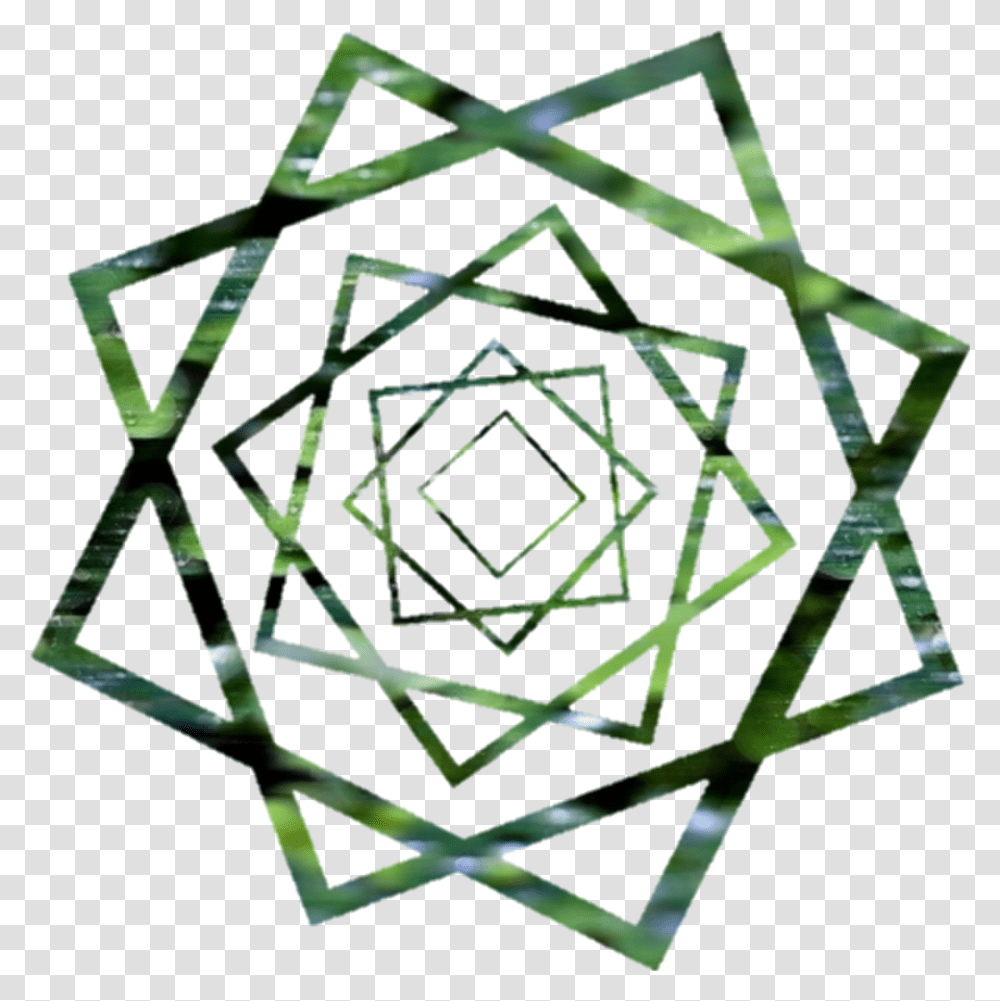 Mandala Vector Green Aesthetic Arabesque Icon, Triangle, Crystal, Ornament Transparent Png