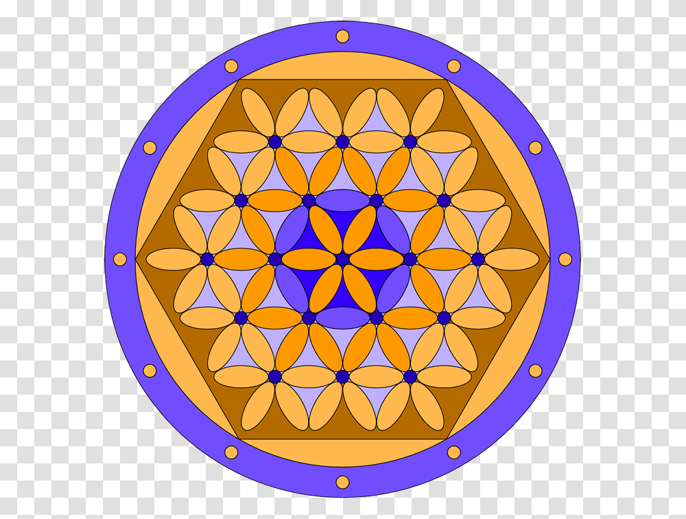 Mandala Vector Illustration Circle, Pattern, Ornament, Fractal Transparent Png
