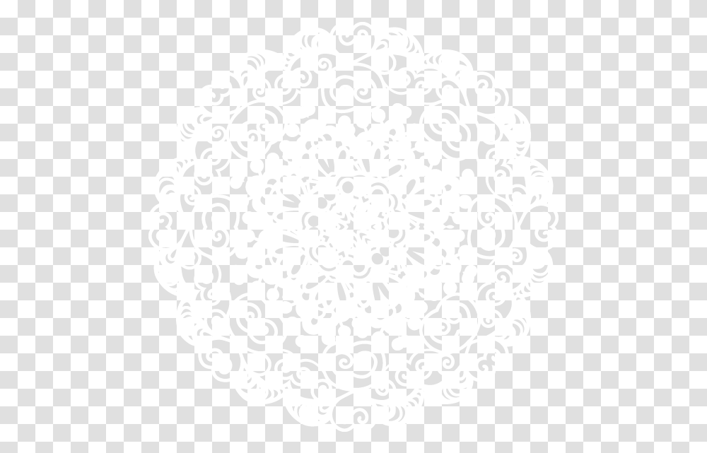Mandala White Mandala Mickey, Lace, Pattern, Rug Transparent Png