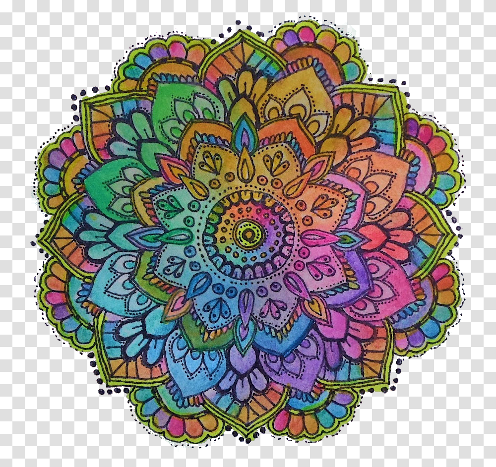 Mandalas A Color, Doodle, Drawing, Pattern Transparent Png