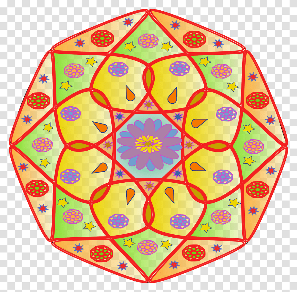 Mandalas Para A Color, Ornament, Pattern, Rug, Fractal Transparent Png