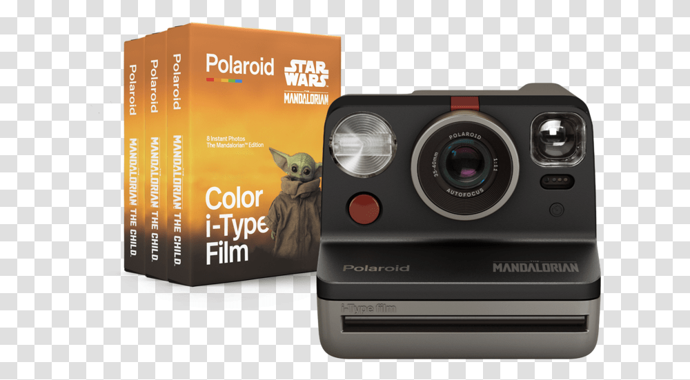 Mandalorian Polaroid, Camera, Electronics, Digital Camera, Poster Transparent Png