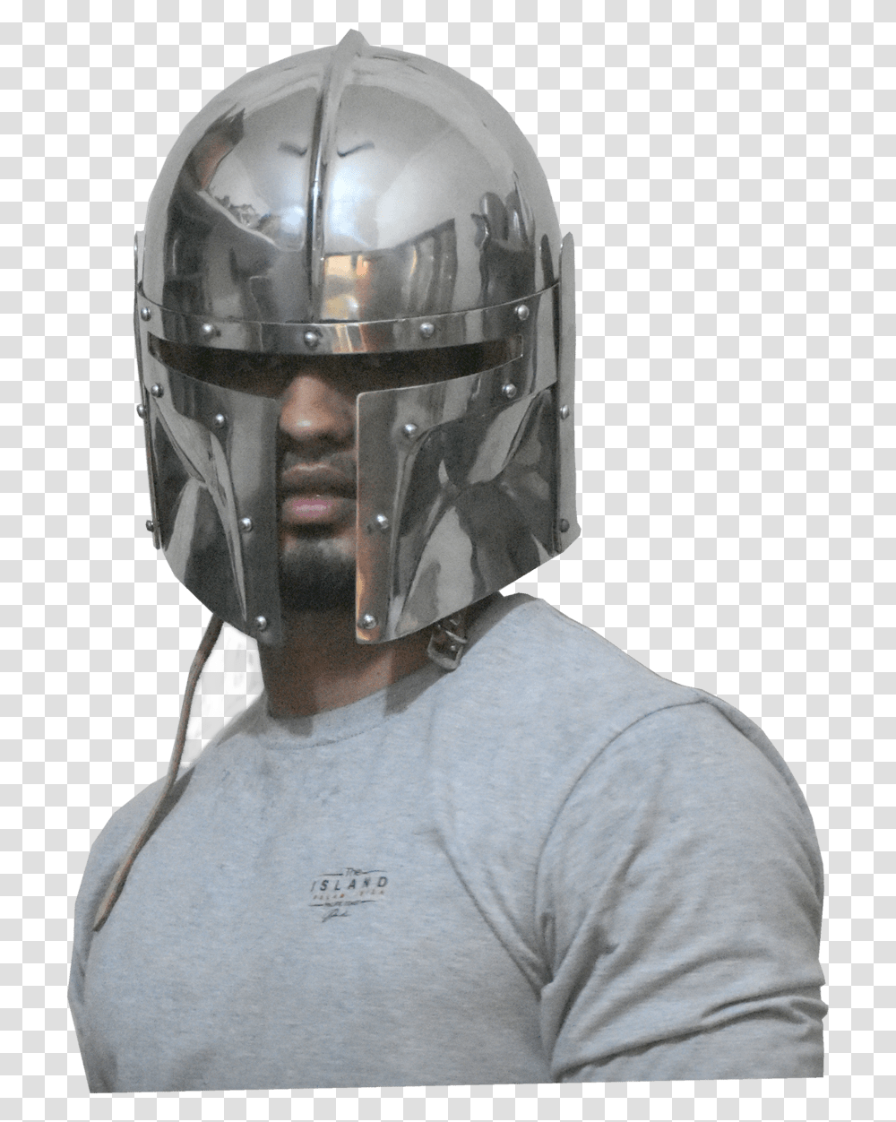 Mandalorian Stalker Helmet Svg 1 Football Face Mask, Clothing, Apparel, Person, Human Transparent Png