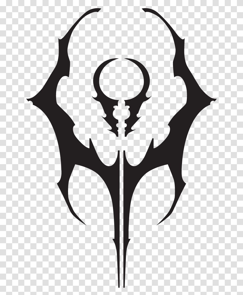 Mandalorian Symbol Legacy Of Kain Symbol, Stencil, Emblem Transparent Png