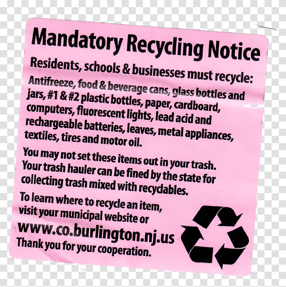 Mandatory Recycling Service Recycling Should Be Mandatory, Poster, Advertisement, Paper, Flyer Transparent Png