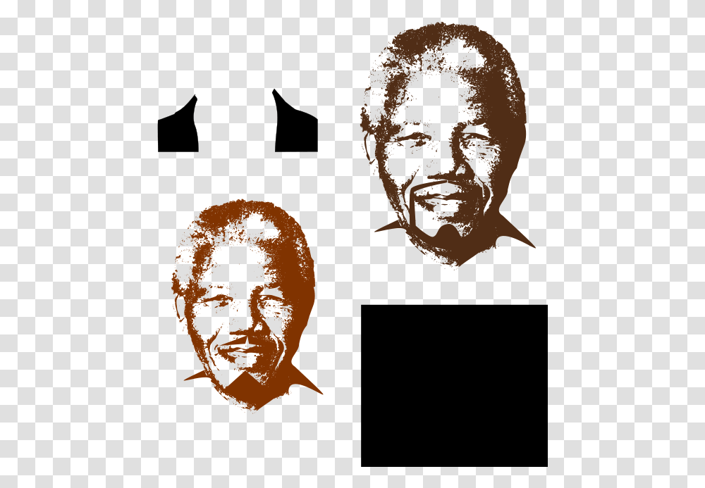 Mandela Style Never Lose I Either Win Or Learn Nelson Mandela, Silhouette, Face, Stencil, Outdoors Transparent Png