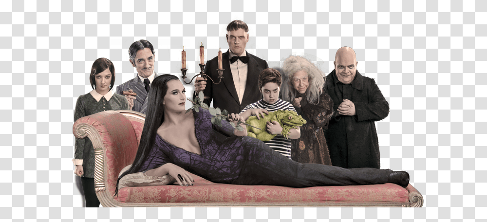 Mandy Bennett Welcome To My World Define Normal The Sara Gettelfinger Addams Family, Person, Tie, Plant, Crowd Transparent Png