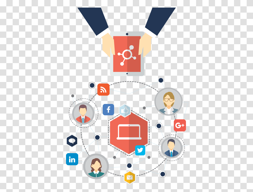 Manejo De Redes Sociales Guadalajara, Network, Diagram, Number Transparent Png