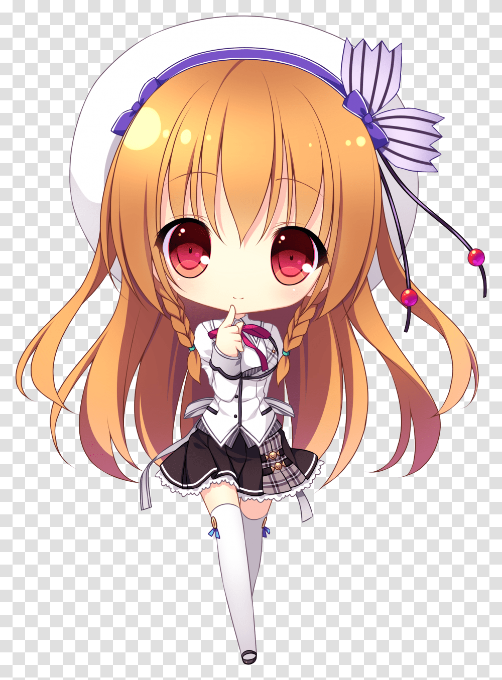 Manga Chibi Fille, Comics, Book, Helmet Transparent Png