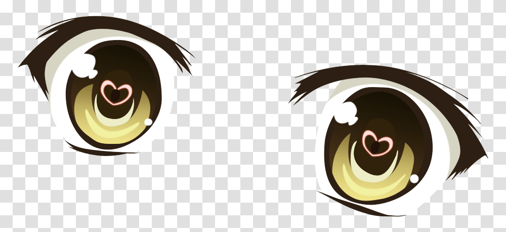 Manga Eye 5 Image Anime Heart Eyes, Animal, Mammal, Face, Wildlife Transparent Png