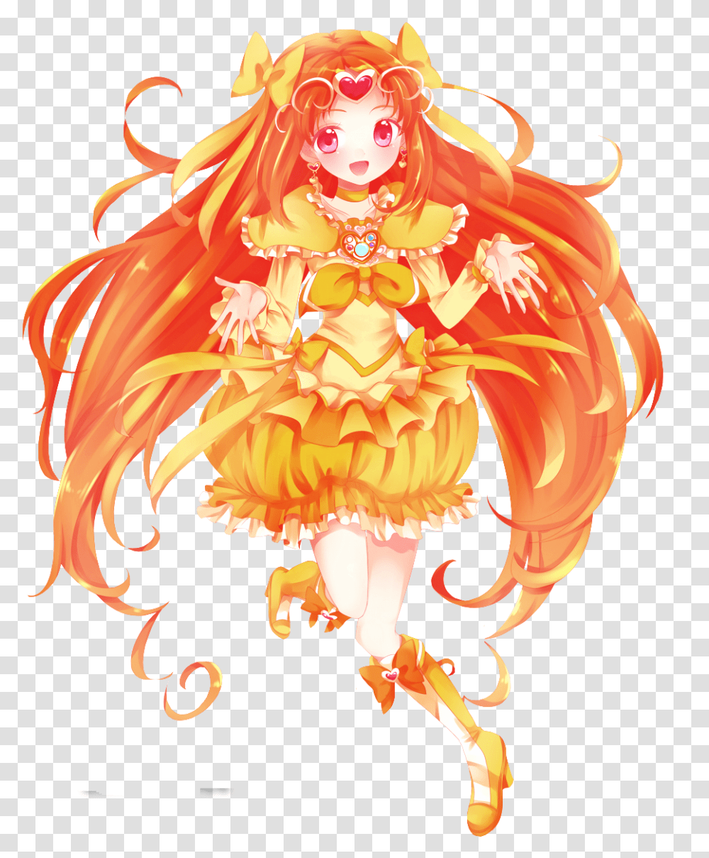 Manga Fille Cheveux Orange, Pattern, Halloween Transparent Png