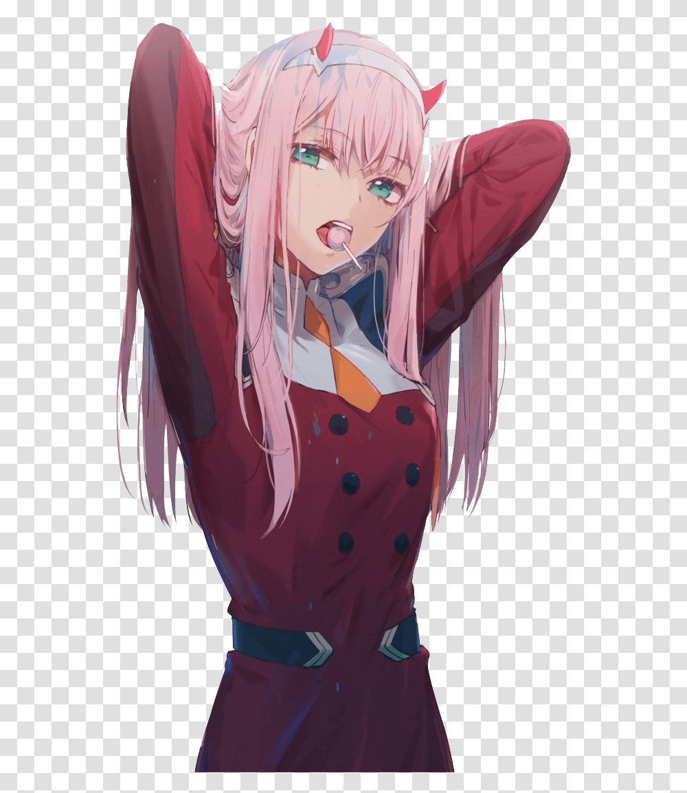 Manga Images All Darling In The Franxx Girl, Comics, Book, Sleeve, Clothing Transparent Png