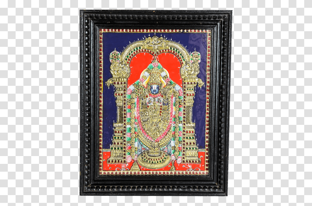 Mangala Art Balaji Indian Traditional Tamil Nadu Culture Picture Frame, Rug, Tapestry, Ornament, Worship Transparent Png