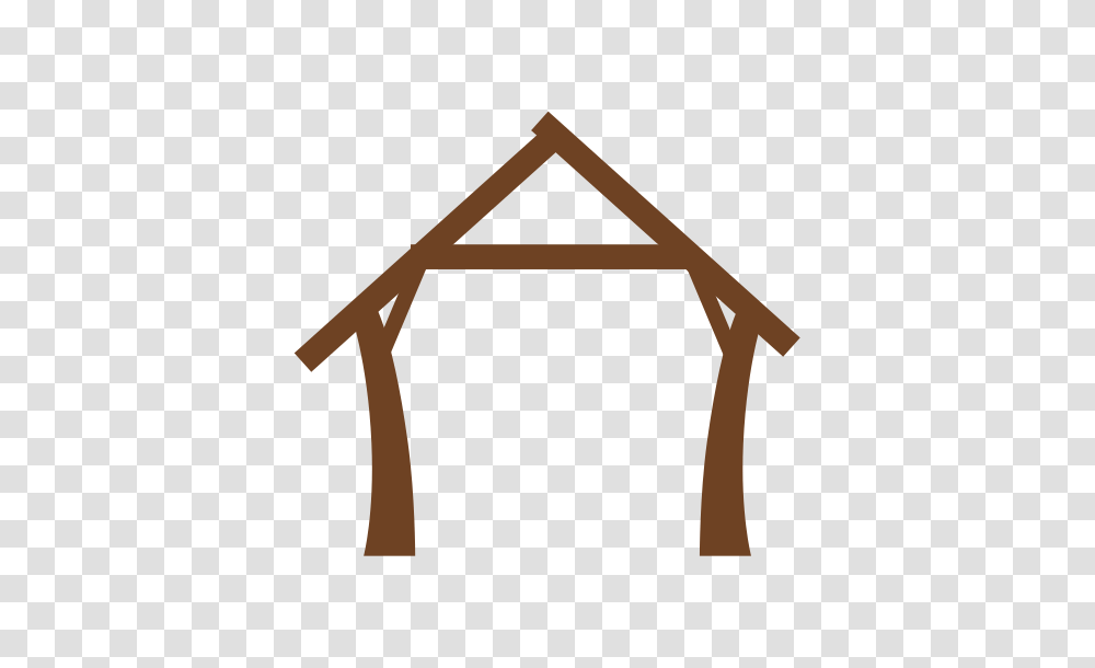 Manger House Icon, Triangle, Axe, Tool, Cross Transparent Png
