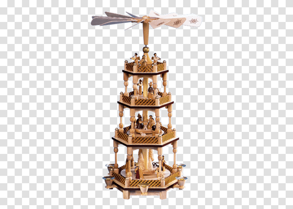 Manger Scene Pyramid Manger Scene Pagoda 1698789 Christmas Pyramid, Wedding Cake, Dessert, Food, Bronze Transparent Png