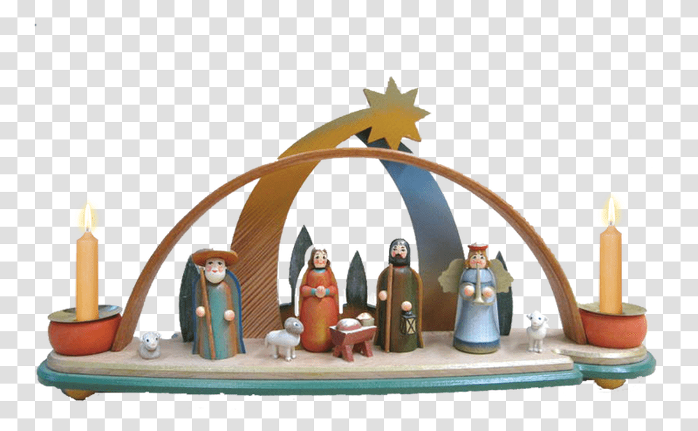Manger Star Over Bethlehem Arch, Figurine, Toy, Person, Human Transparent Png