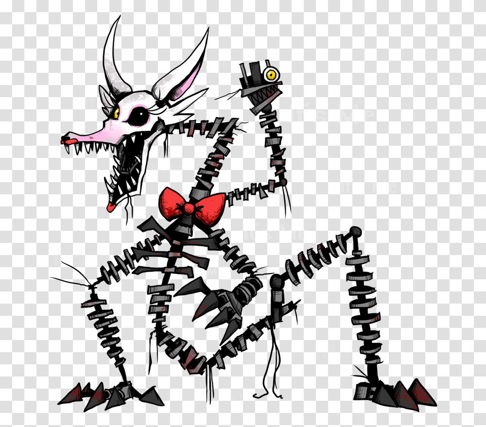 Mangle Five Nights At Freddy S Drawing Mango Five Nights At Freddy's Game, Samurai, Poster, Advertisement, Knight Transparent Png