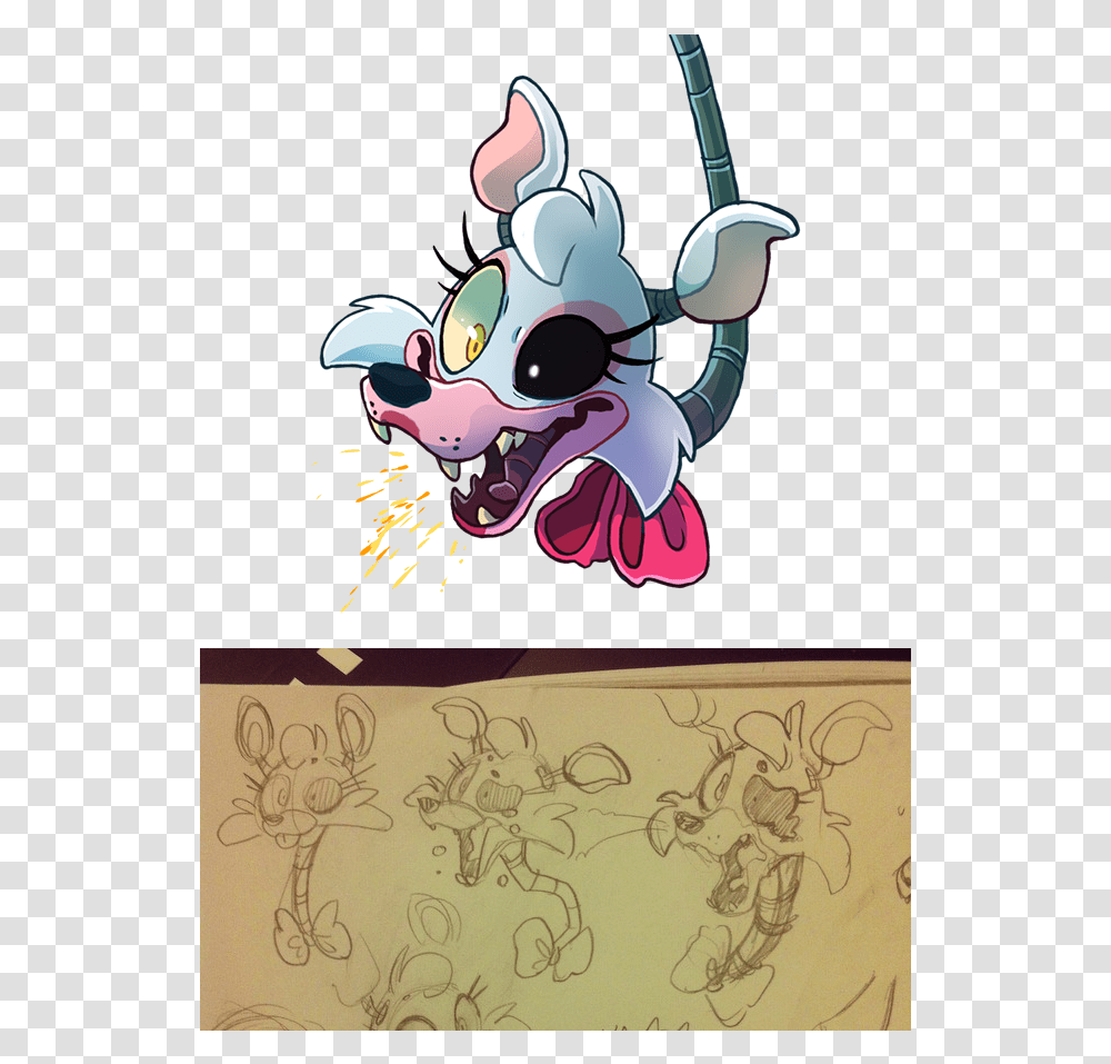 Mangle Mangle Fnaf Art, Drawing, Doodle, Crowd Transparent Png